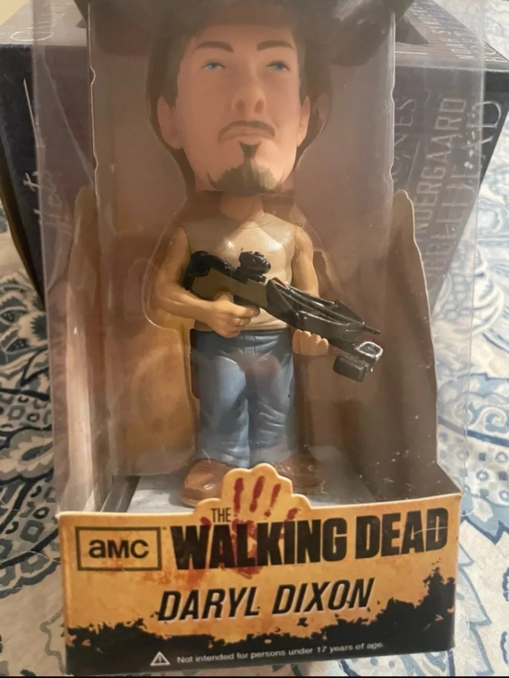 Funko Wacky Wobbler Daryl Dixon Bobblehead - Tan, Blue, Black